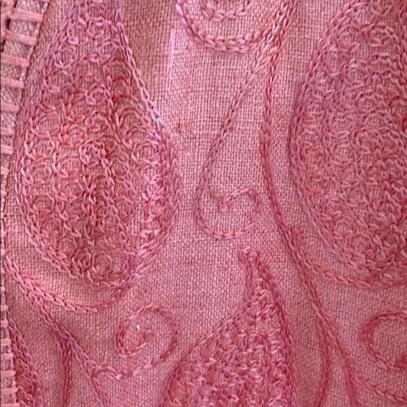 IB Diffusion M silk embroidered pant suit - Picture 3 of 9